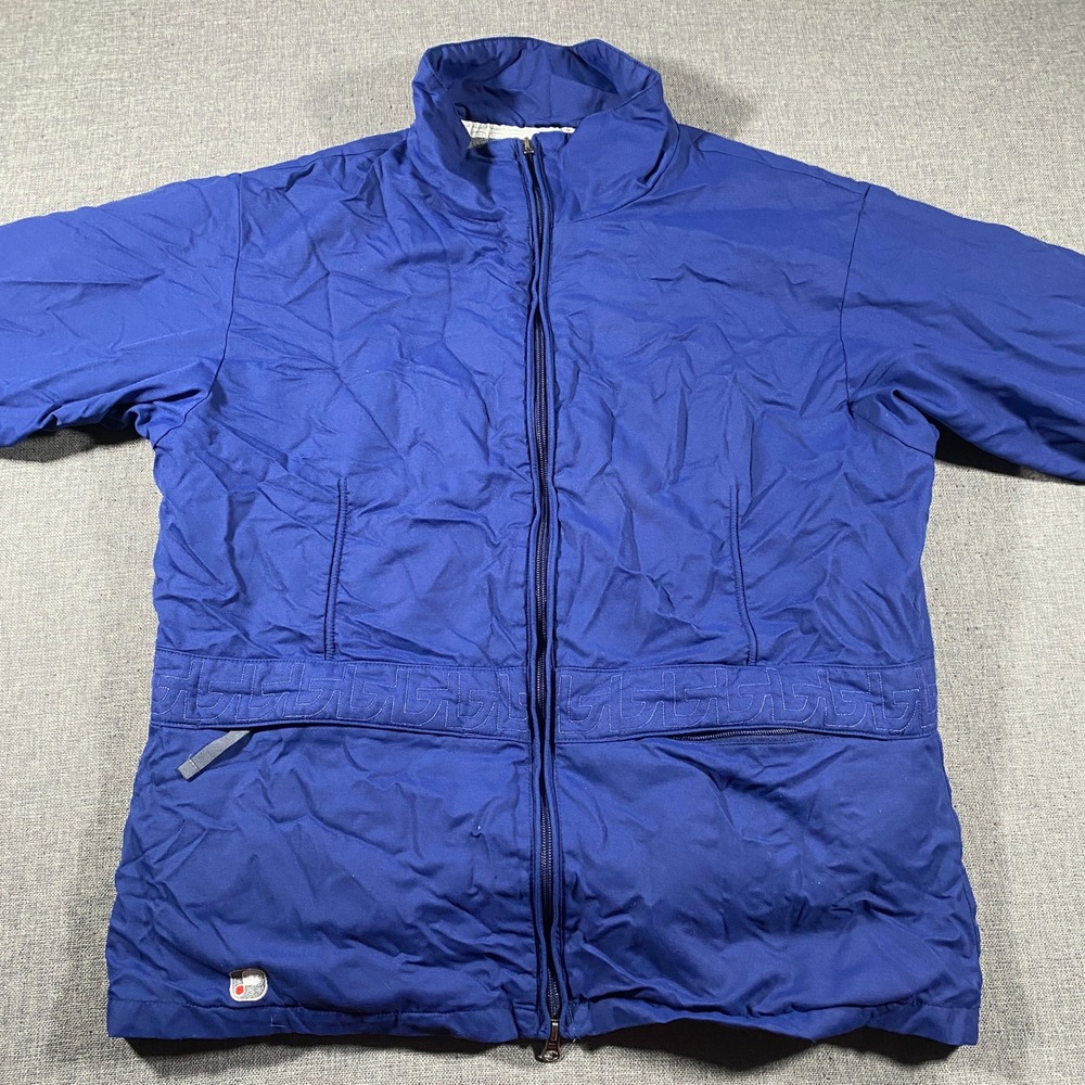 Burton Bio-Lite Snowboard Jacket Womens L Blue Fleece Lined Zip Up Shell
